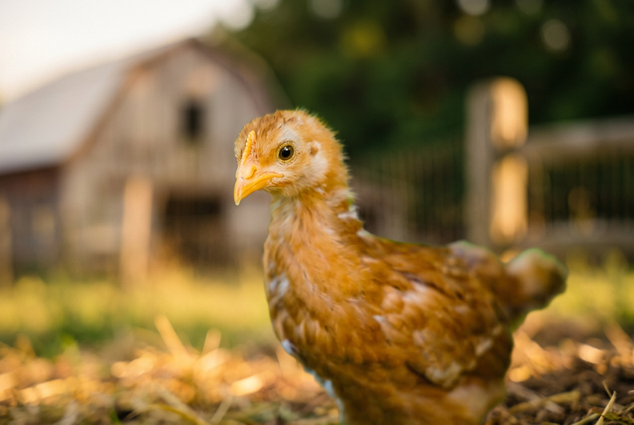 Red Baby Chicken — live poultry and livestock at NY Poultry & Livestock in Brooklyn