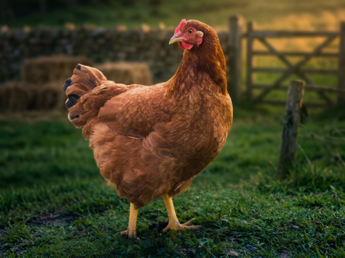Red Broiler — live poultry and livestock at NY Poultry & Livestock in Brooklyn